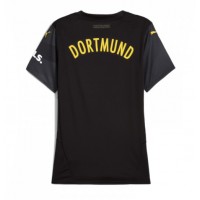 Camiseta Borussia Dortmund Segunda Equipación Replica 2024-25 para mujer mangas cortas